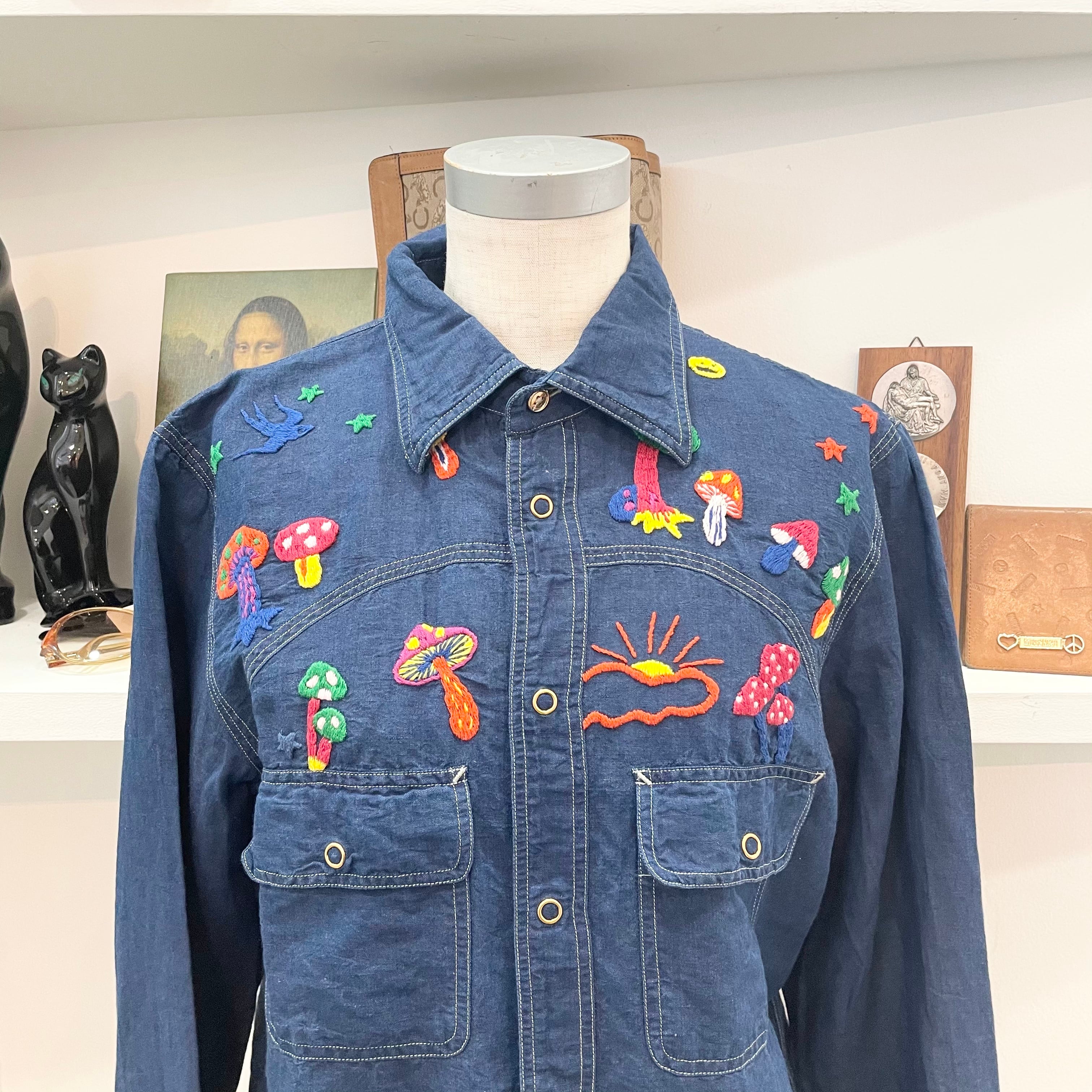 paul smith/denim/jacket/outer/ポールスミス/デニム/刺繍/ジャケット