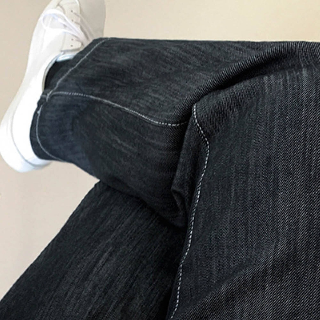 ルーズストレートインディゴデニムパンツ　MT0080050