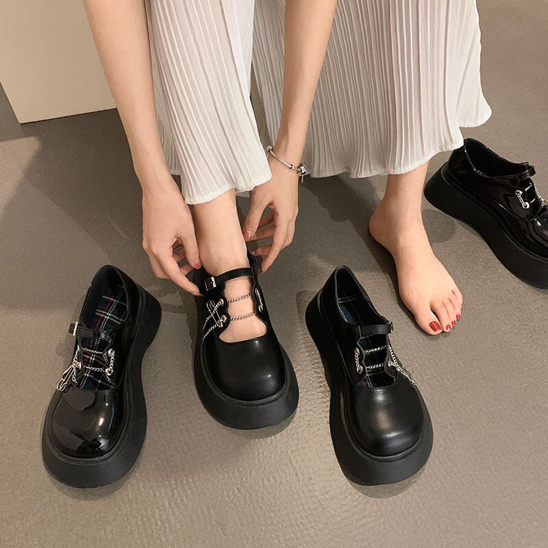 サマーチェーン レッドスタイル 靴 シューズ 夏物 フェイクシューズ91917447299