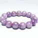 クンツァイト ブレスレット 14mm ミルキークンツァイト 一点物 111-19677