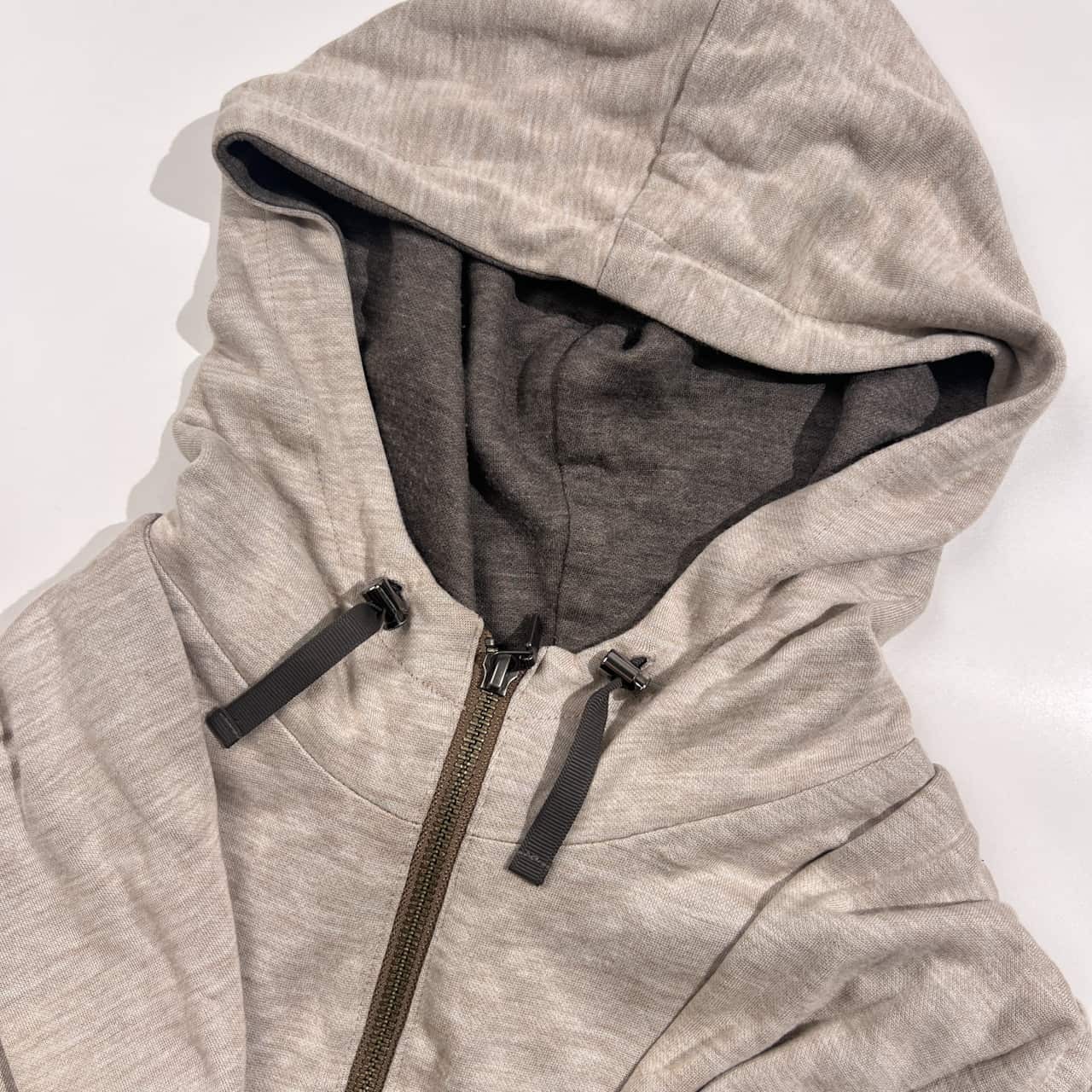 LANVIN en Bleu ランバンオンブルー ショールカラー風 ジップアップ パーカー 50/グレージュ系 メンズ