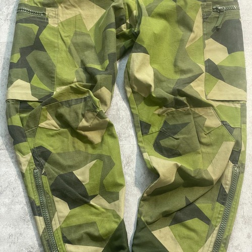 90s スウェーデン軍 実物 M90 カモ フィールドパンツ 180/75 w35 詳細写真4