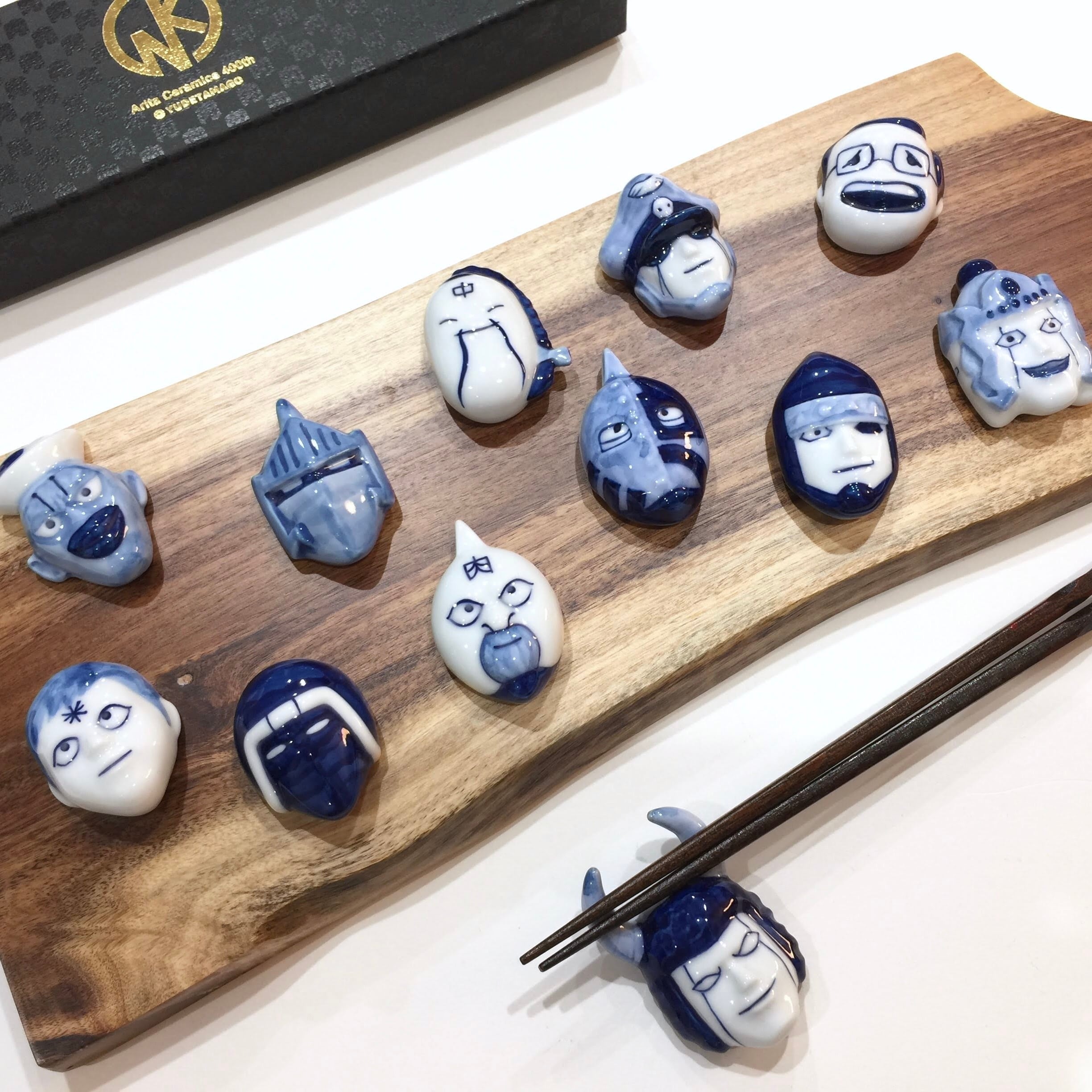 キン肉マン箸置 染付【第1弾】 | 24to3［西富陶磁器オンラインストア