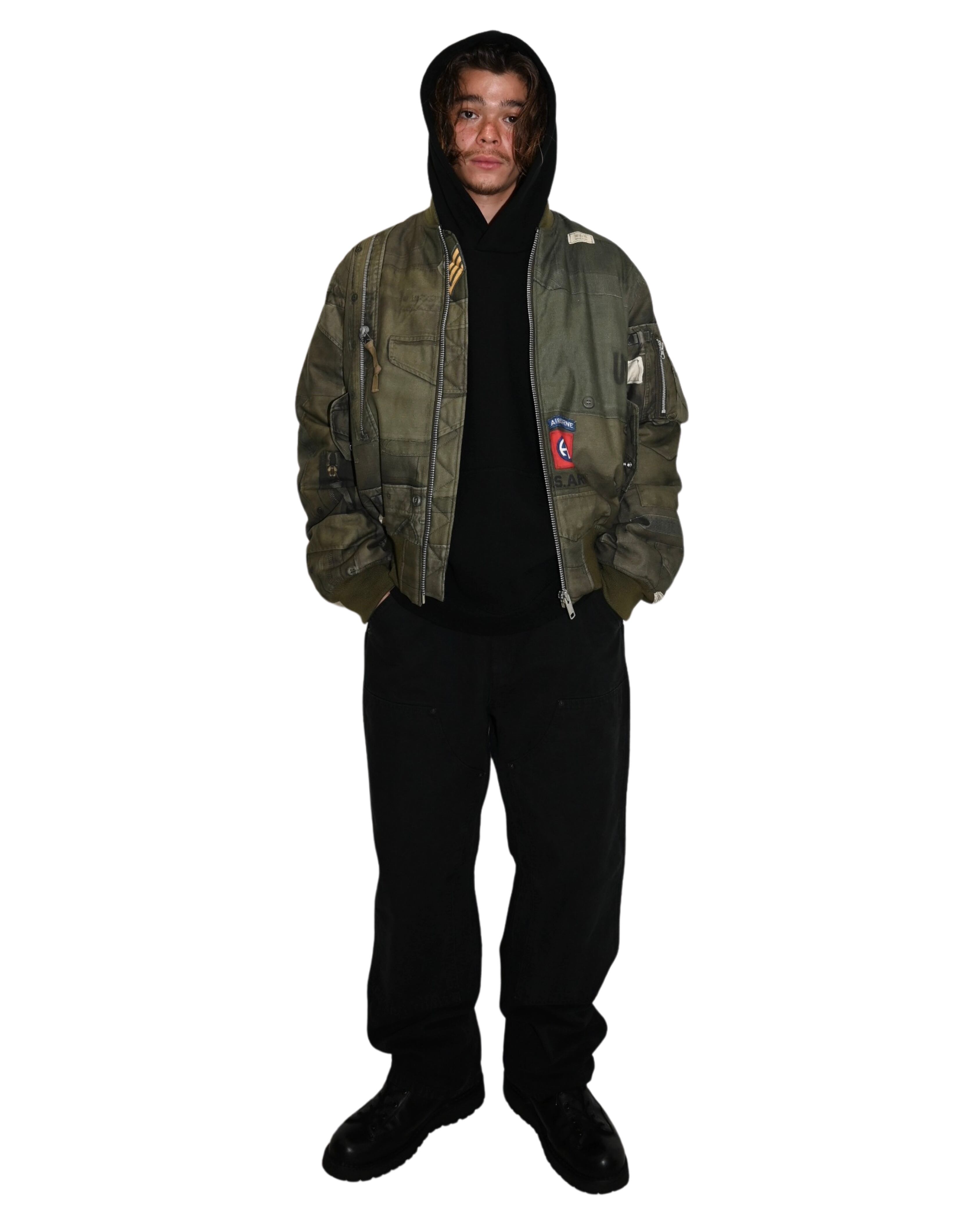 MH029 Work Pants BLACK | MIYAGIHIDETAKA