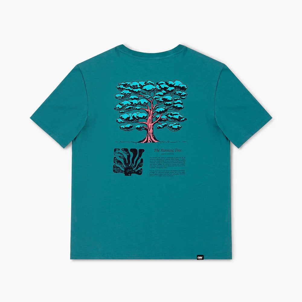 CIELE(シエル)U ORTShirt - Running tree-Harbor-unisex ユニセックスランニングTシャツ