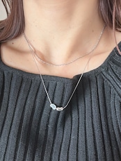 ツインペブルネックレス