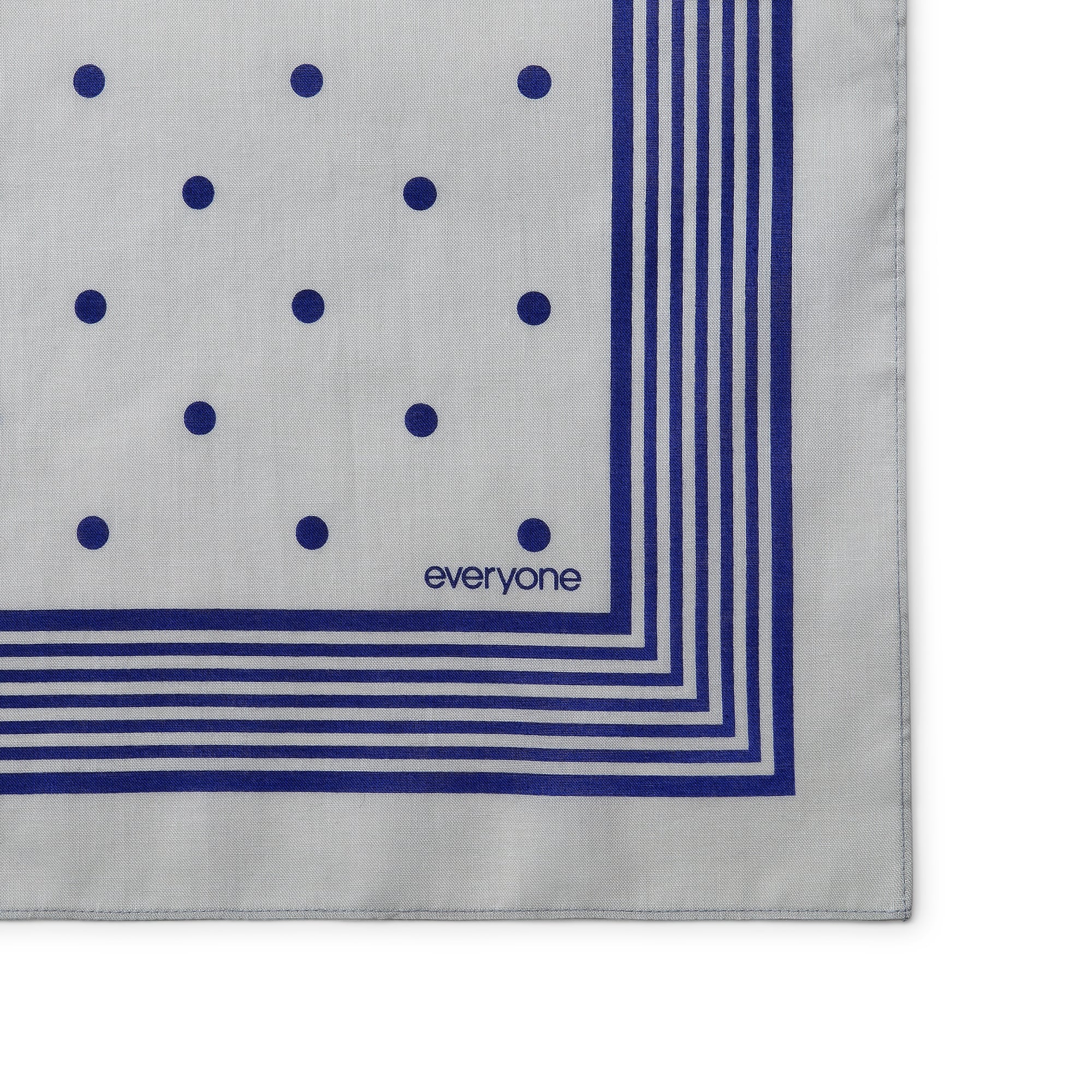 everyone polkadot bandana (GRAY×NAVY) | everyone
