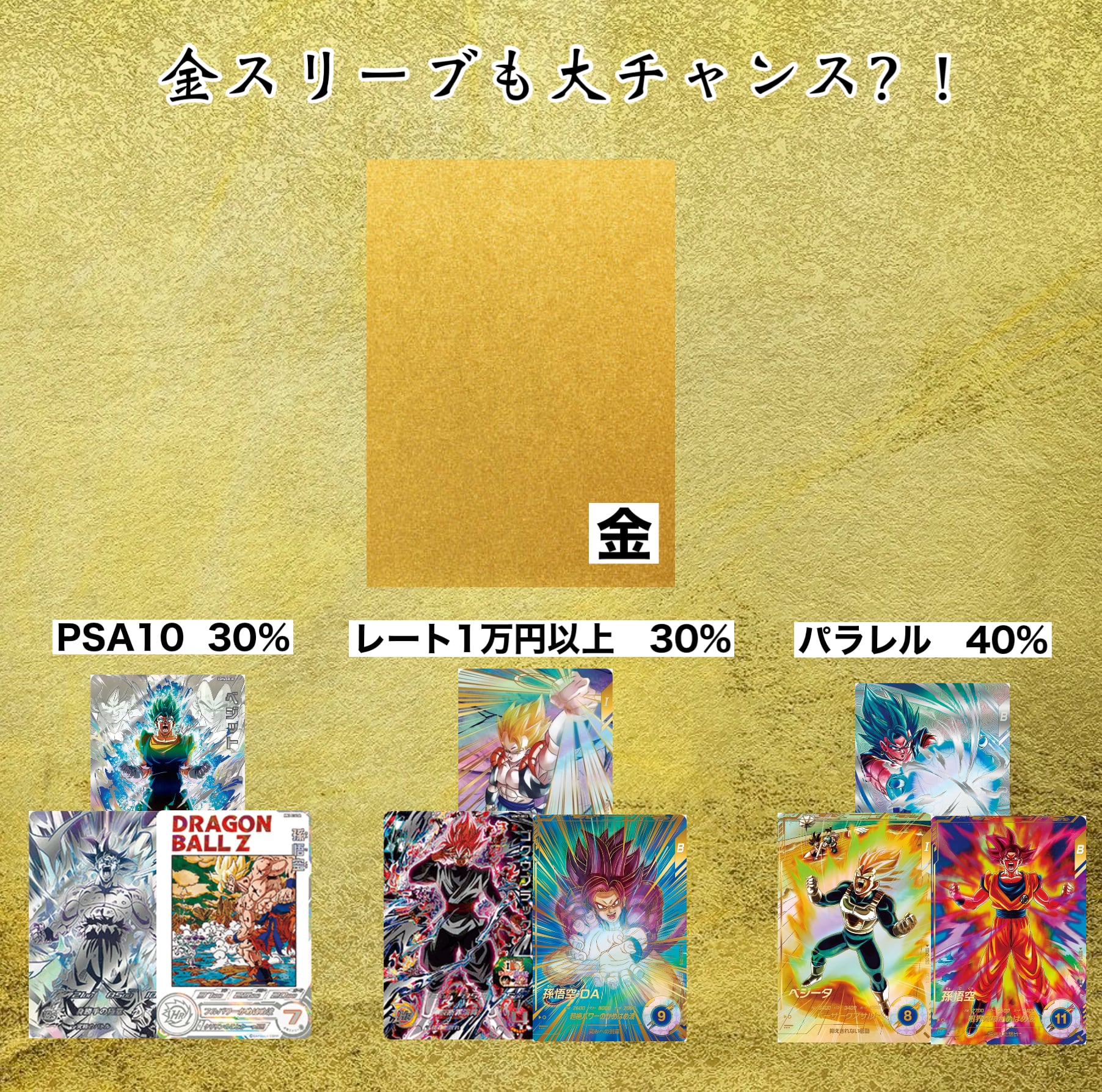 ドラゴンボールダイバーズ＆ヒーローズ 超豪華！賞品付き！スリーブ