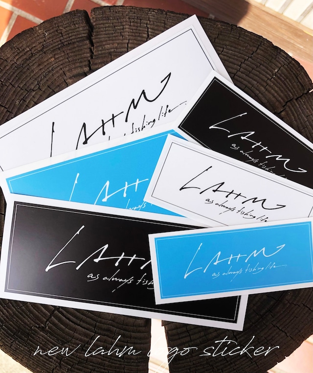 【NEW LOGO】【ネコポス便お送りできます】NEW LAHM LOGO  Sticker SIZE S / NEW ロゴステッカー サイズS　LAHM/エルエーエイチエム