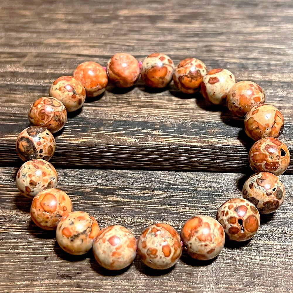 採掘禁止になり超希少!【限定入荷】龍宮舎利 ブレスレット ③ 10-11㎜ タイ産 16㎝ サイズ変更可能