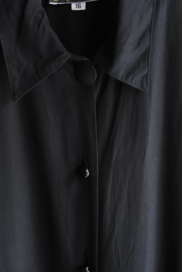 OK/80's Design sheer sleeve blouse.