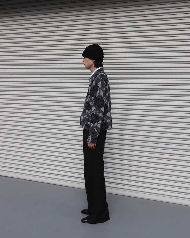 double zip All-over pattern blouson