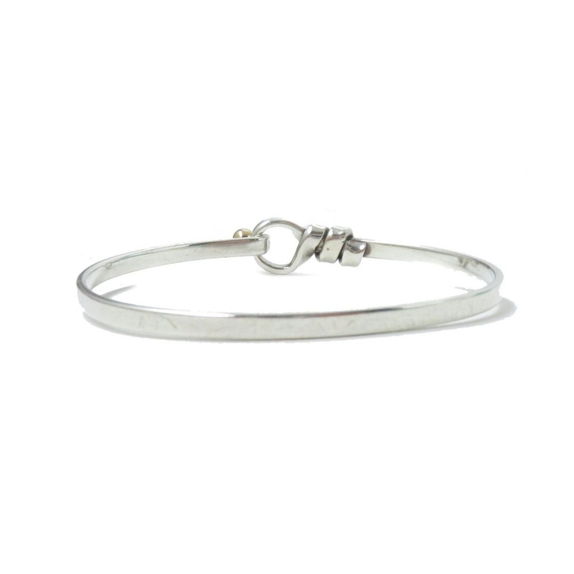 良品☆TIFFANY&Co. ティファニー ラブノット SV925×K18 バングル
