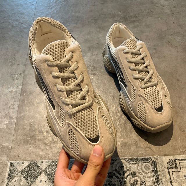 お父さん靴女性インスーパーファイア2019新バージョンのネットレッドワイルドホワイトシューズ原宿通気性ランニングスポーツシューズ 部族の婦人靴7794354