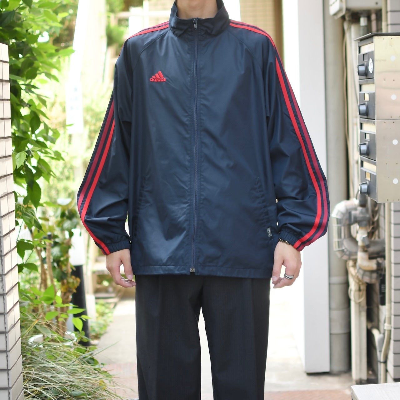 adidas gradation 3 line nylon jacket