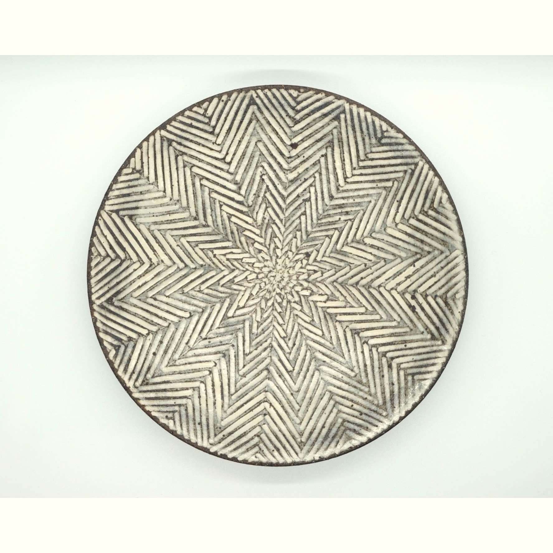 池田大介 ヘリンボーンケーキ皿