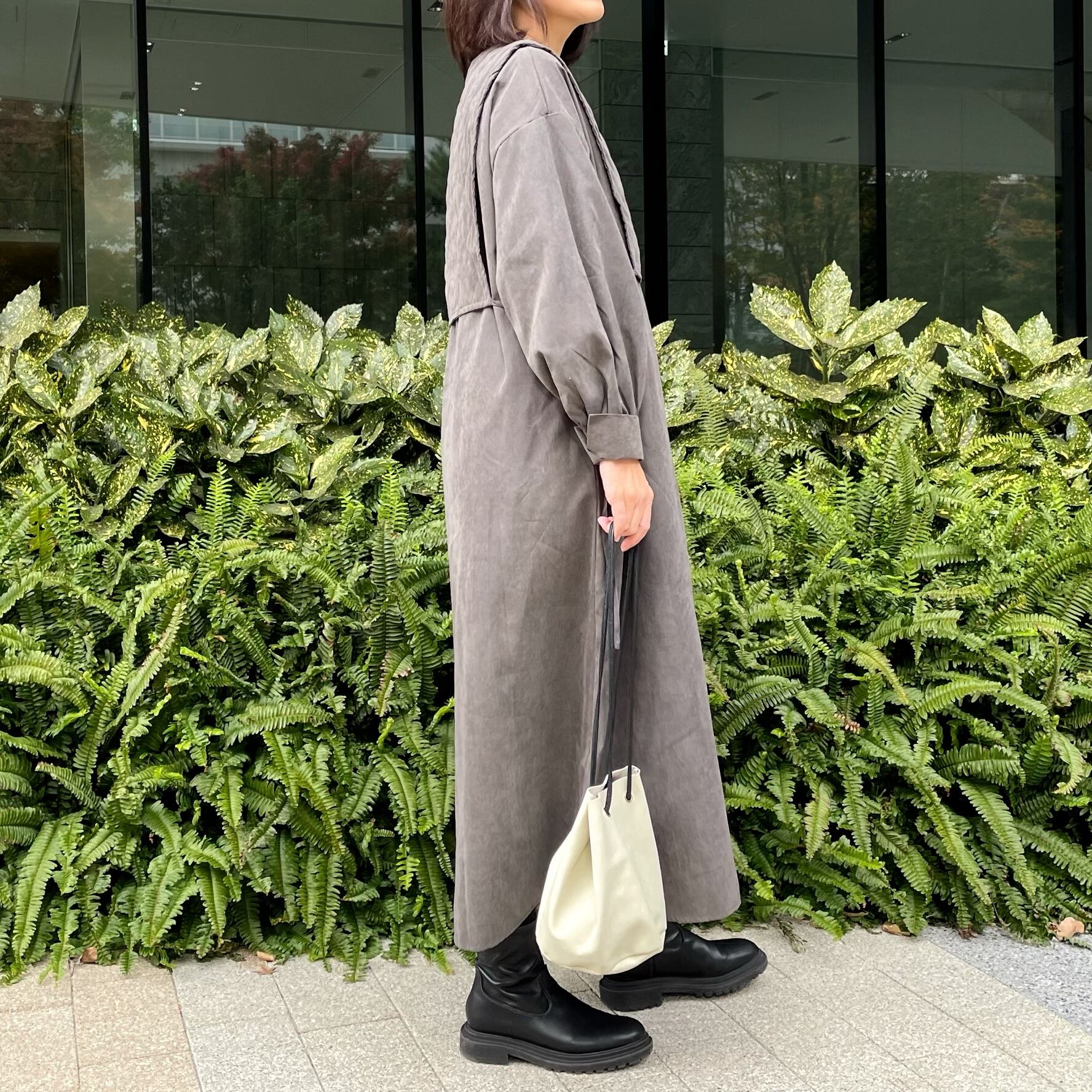 ベスト風キルティング ワンピース | precious for us