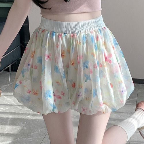 フラワーバルーンショートパンツ ・78609