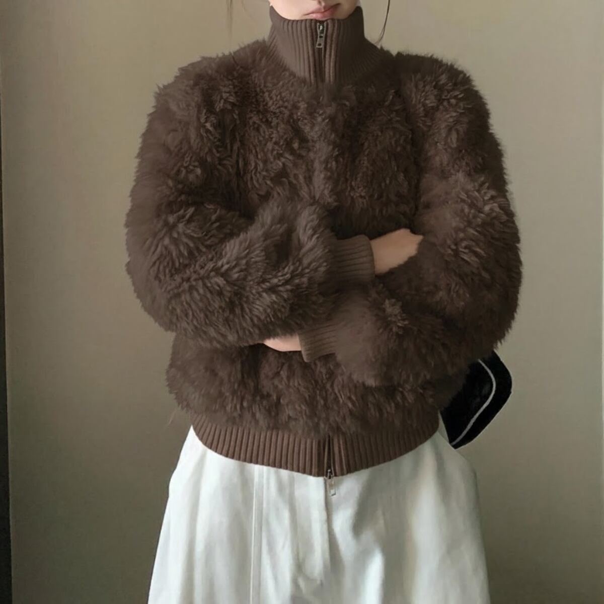 Teddy Fleece Short Bomber Jacket ch0099