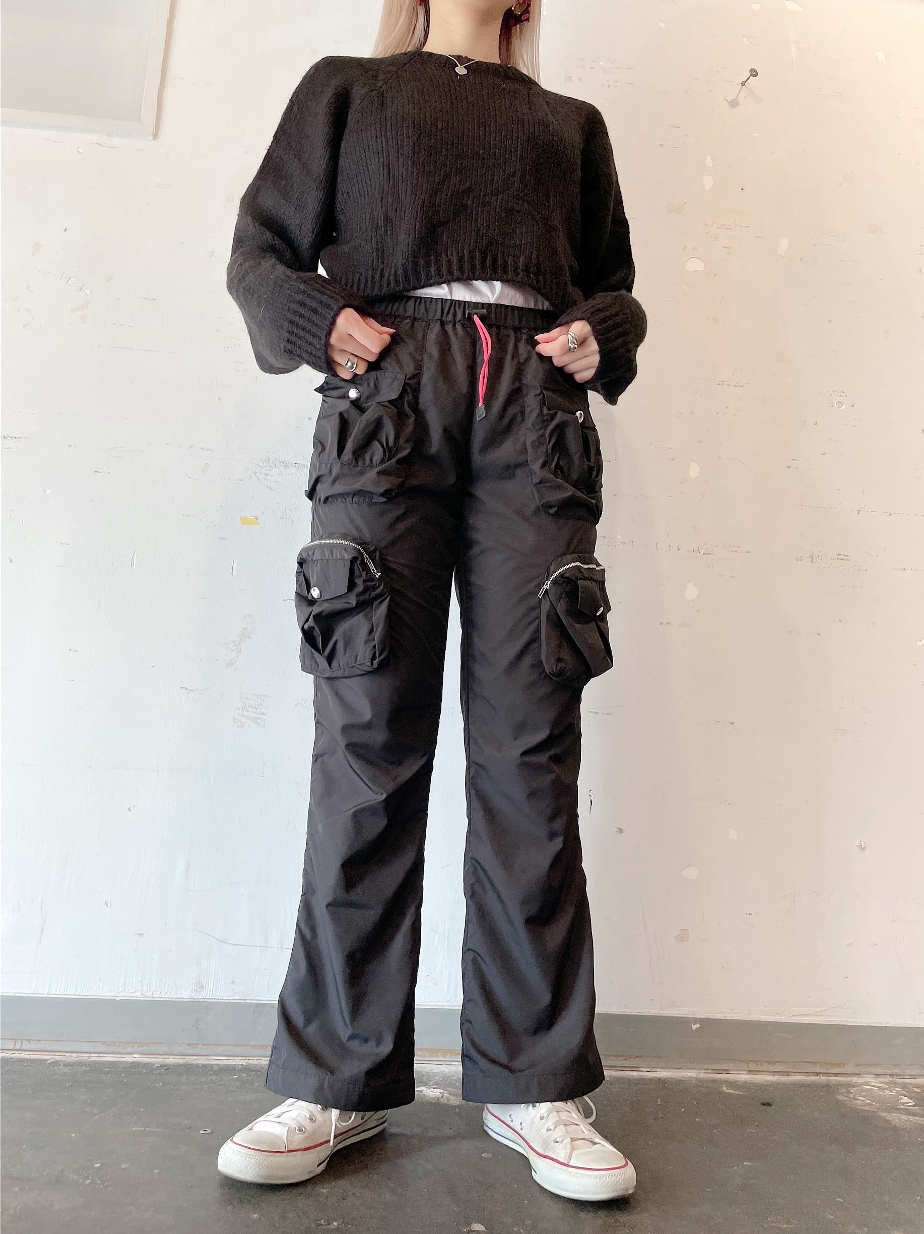 tech nylon cargo warm pants カーゴ テック Y2K