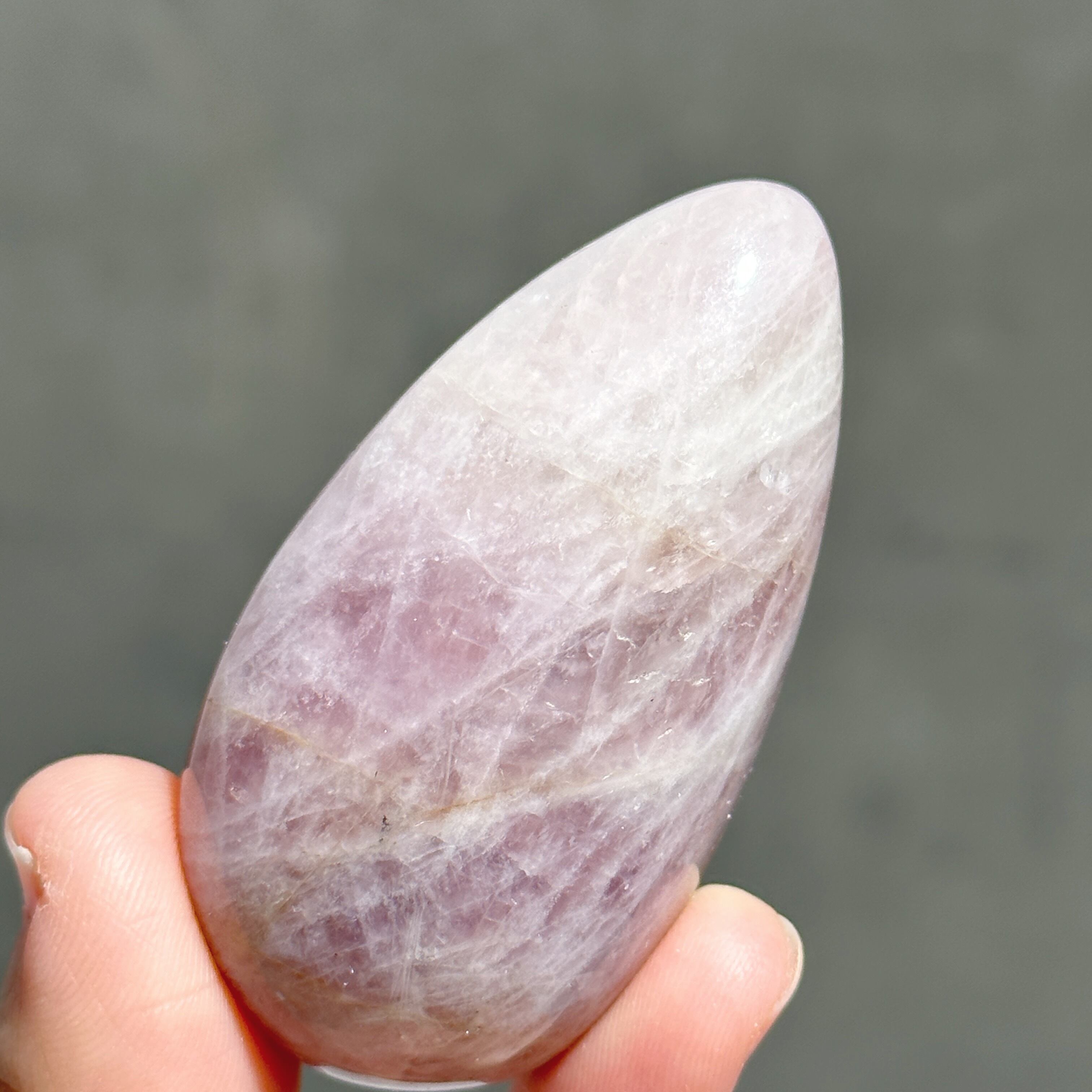 パープルローズクォーツ パームストーン15◇Purple Rose Quartz