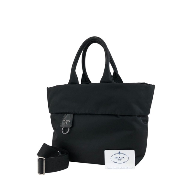 PRADA プラダ ショルダーバッグ ブラック トライアングルロゴ ナイロン BN1959 2WAY vintage ヴィンテージ オールド 3tmht8