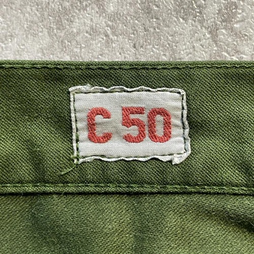 60-80s スウェーデン軍 実物 M-59 フィールドパンツ C50 w31 詳細写真11