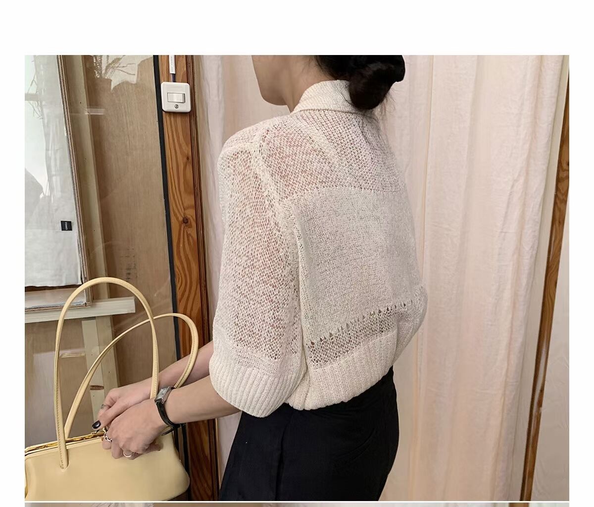 シアーニットシャツ　AJ1079-E02