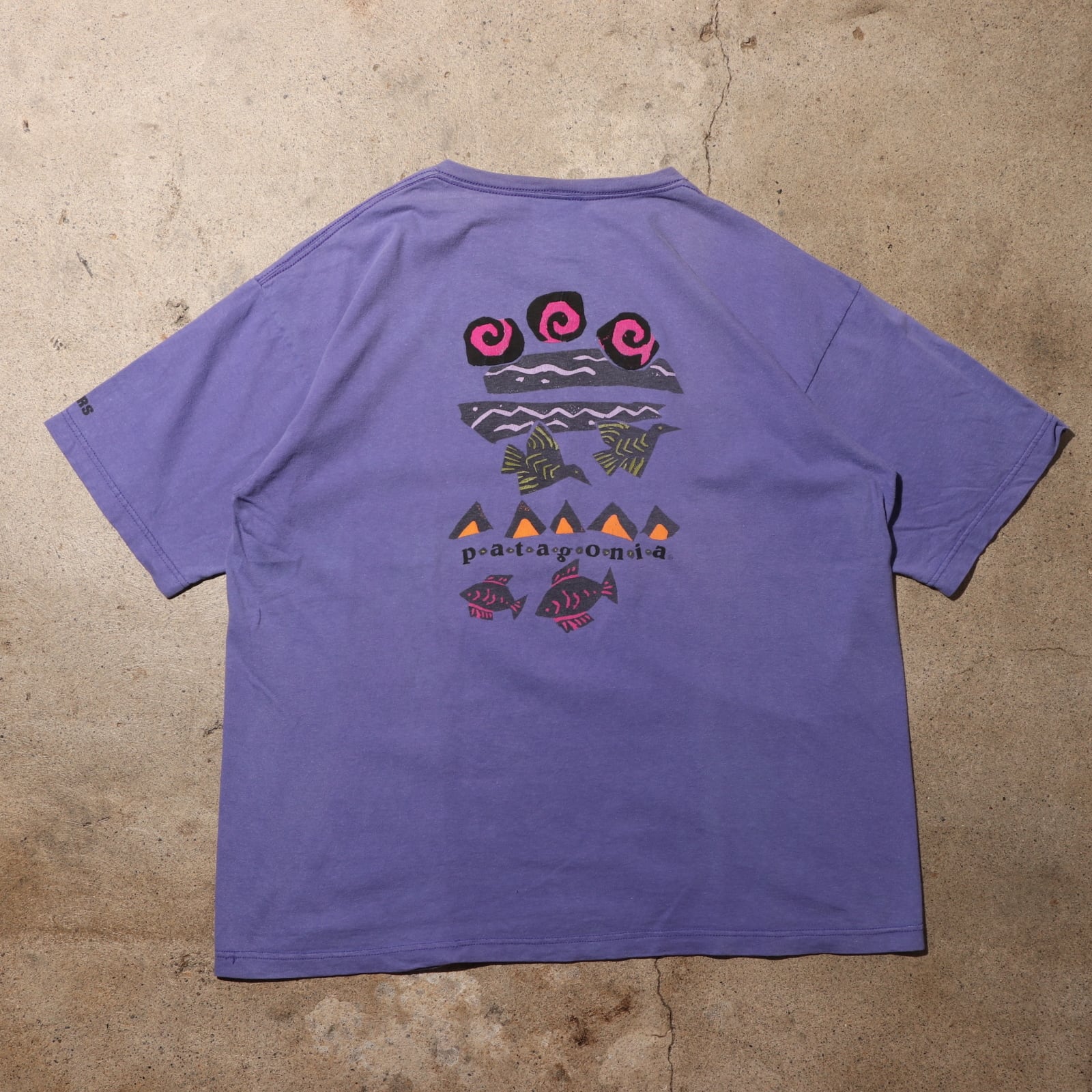 XL patagonia 90s パタゴニア Tシャツ 紫 パープル 米国製 | エンカウント