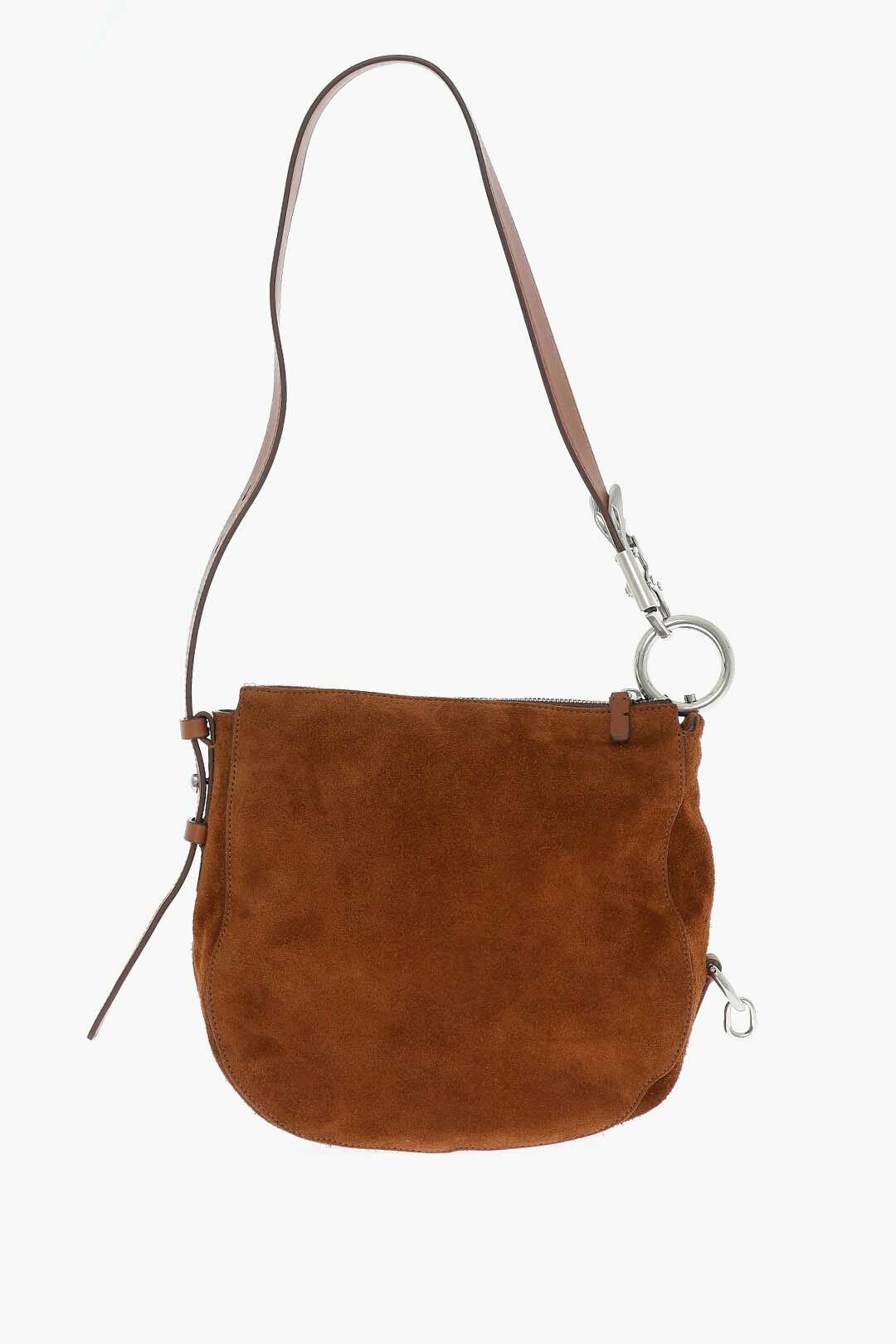 BURBERRY バーバリー ショルダーバッグ カーフレザー・スエード