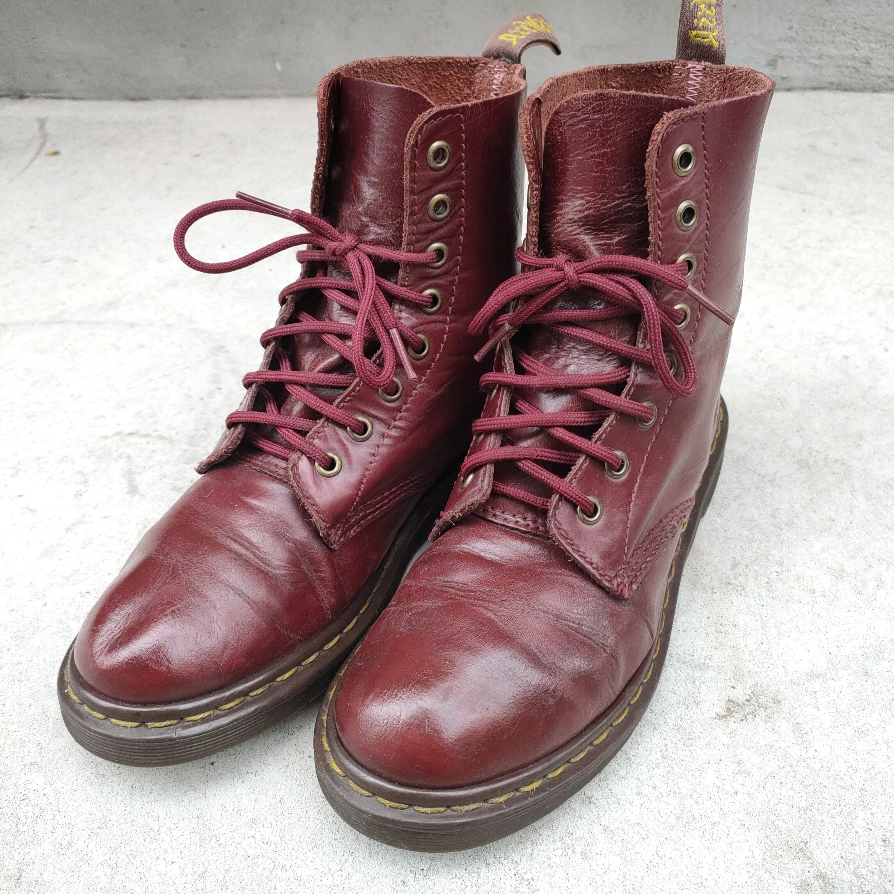 ◯ドクターマーチンDR MARTENS/1460/レザー/8ホール/レースアップ/紐