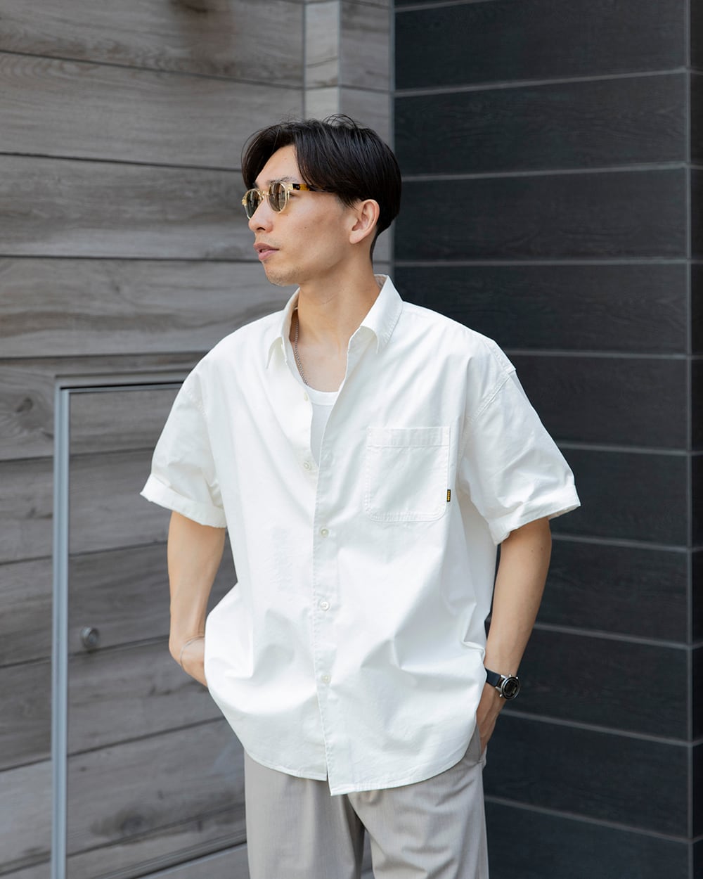C/N PLAIN S/S SH<EXCLUSIVE>