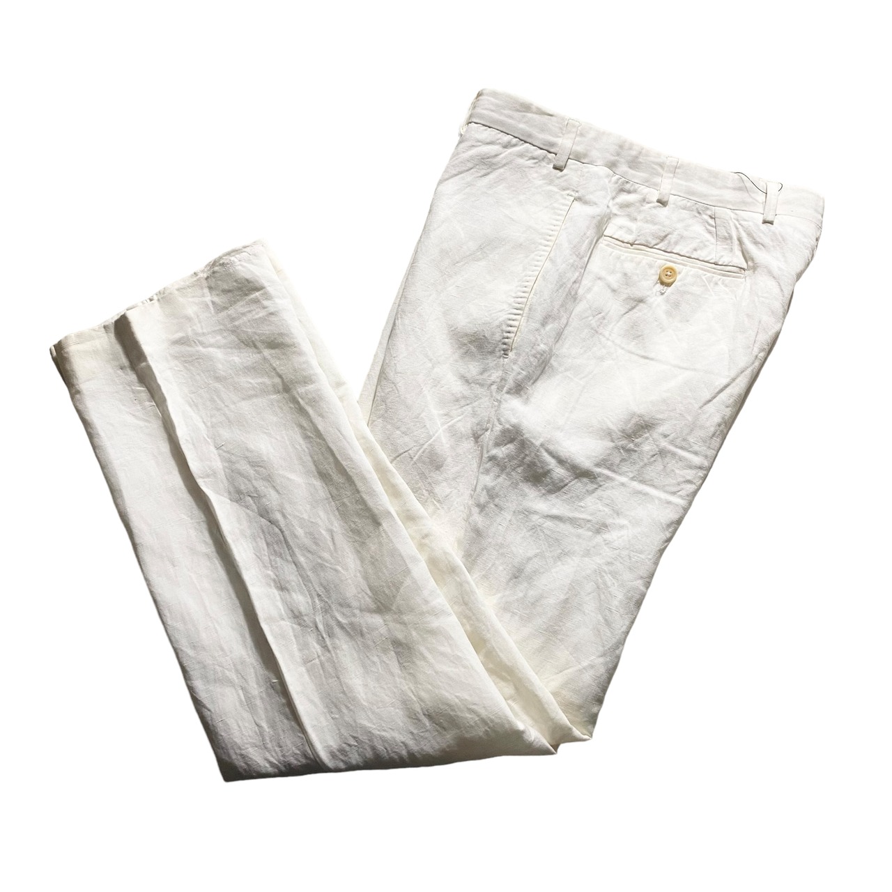 ARMANI COLLEZIONI white summer pants