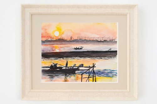 「秋朝のグラデーション」 伊藤雅美作