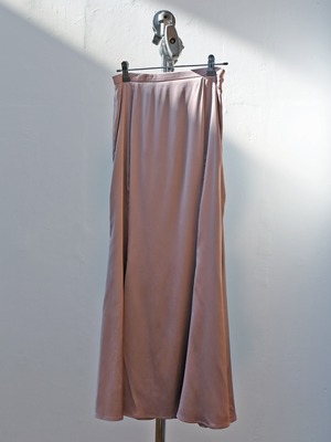 satin mermaid skirt（mauve）