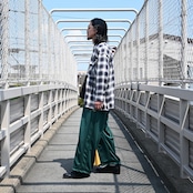 Leh / Zip Wide Track Pants style