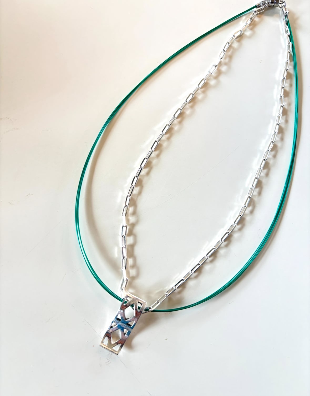 花ブロックネックレス・KAFU