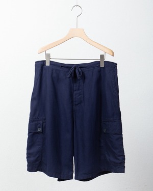 "Polo by Ralph Lauren" silk × linen × cotton easy short trousers