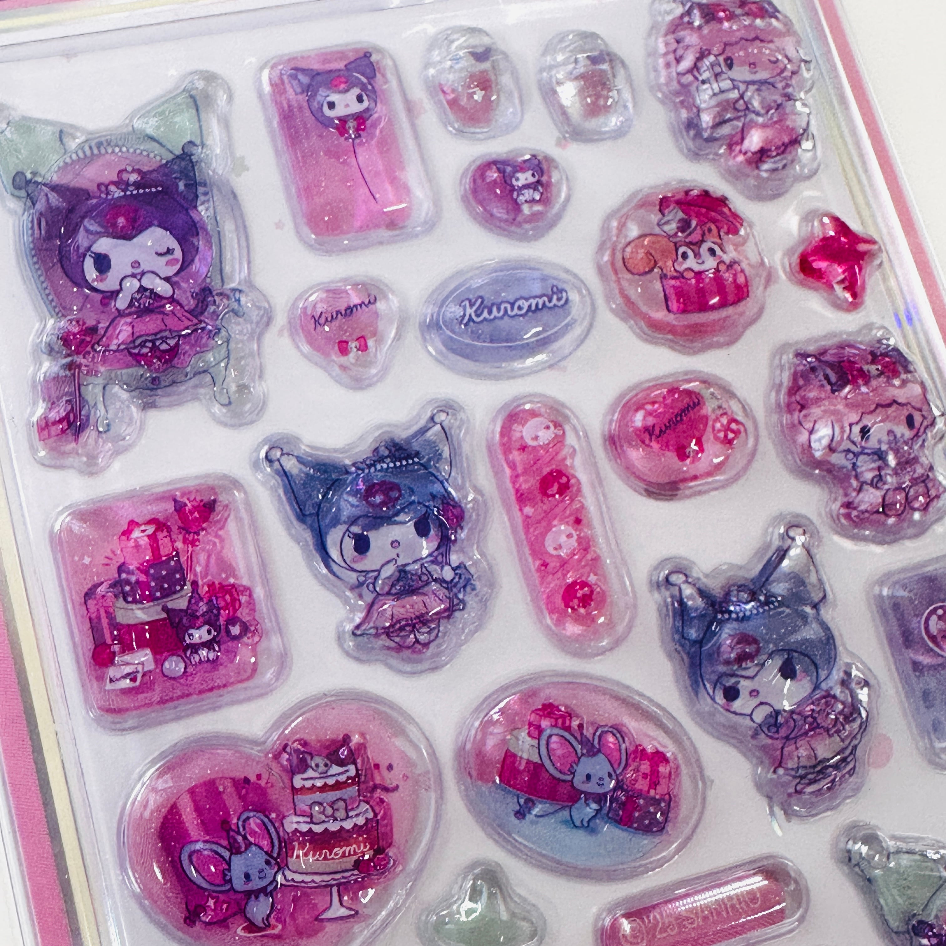 海外限定 サンリオ クロミ 公式ライセンス品 2枚セット 3D ぷっくり