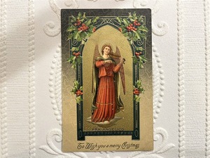【GPG009】【Christmas】antique card /display goods