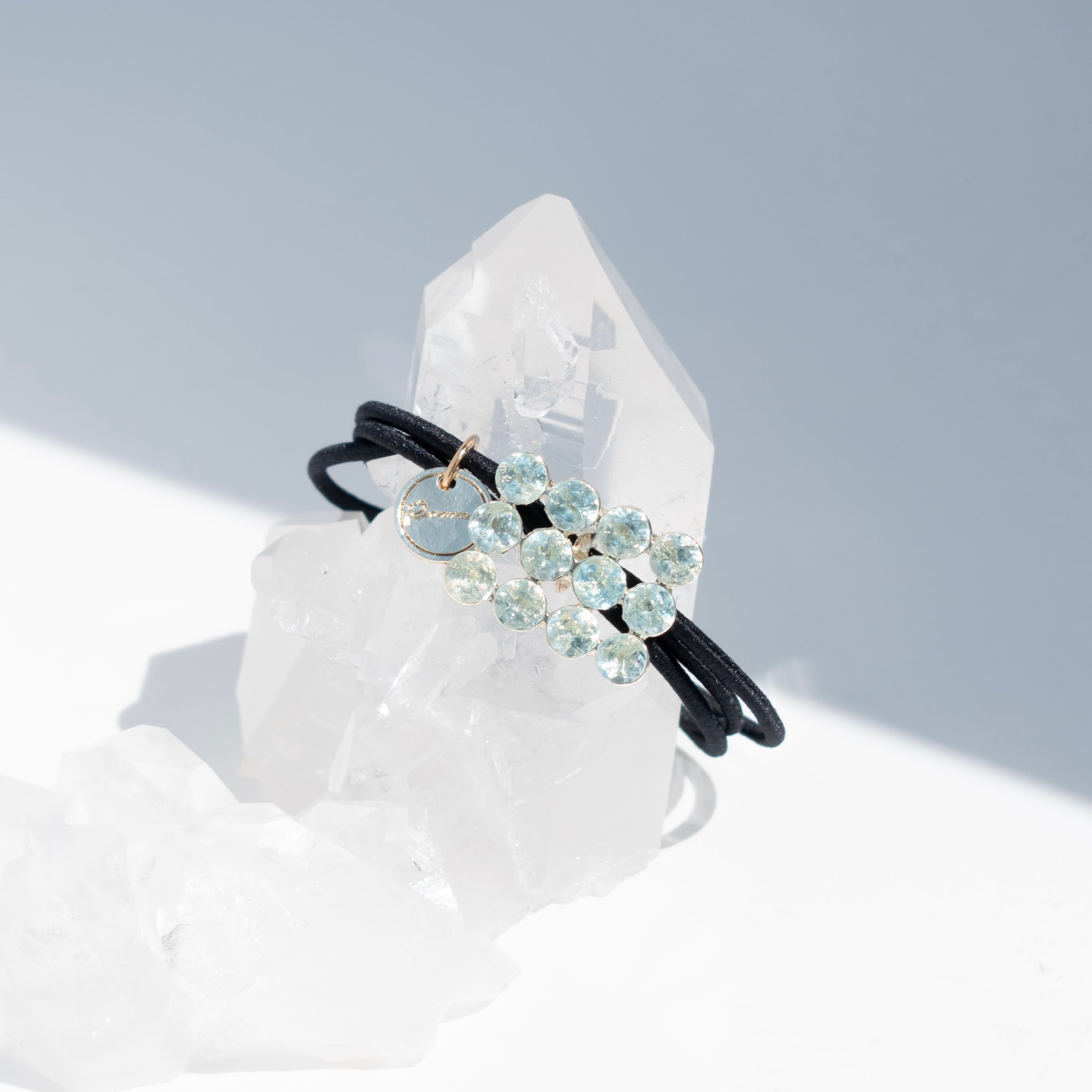 《Roma Jewelry》BlueTopaz 12 points hair tie