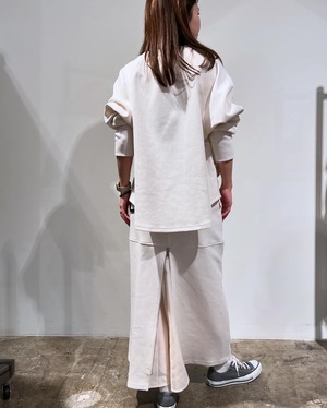 ルギバ lugiva tokyo ポンチサイドファスナーロゴプルオーバー