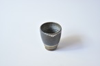 小代瑞穂窯 / 福田るい : 細手湯呑 (逆皮クジラ) 茶青ミックス
