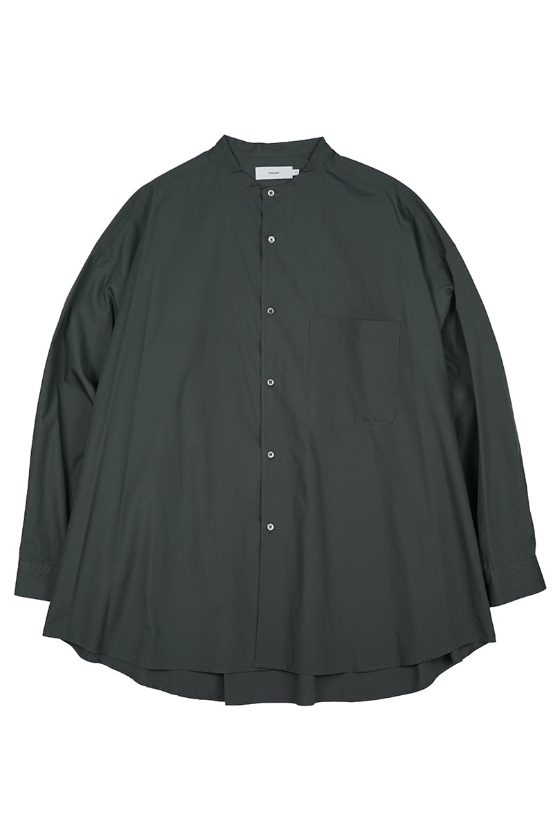 Graphpaper(グラフペーパー) Broad L/S Oversized Band Collar Shirt