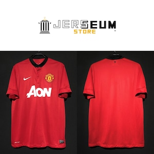 【2013/14】 / Manchester United F.C.（H） / Condition：Preowned / Grade：8 / Size：L