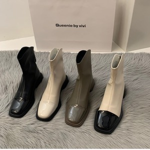 enamel toe short boots m0529