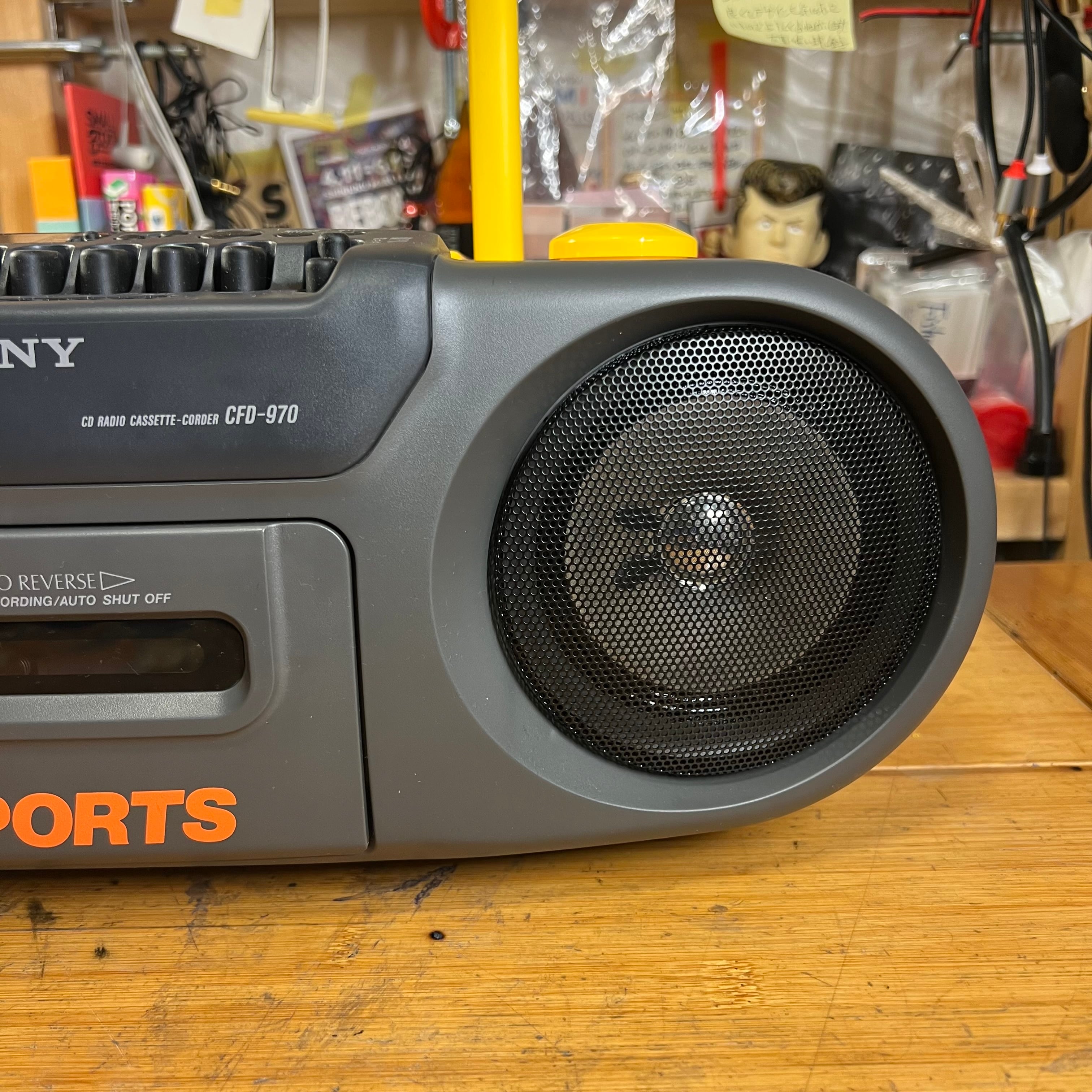 レア新品未使用可動品] Sony Sports CDラジカセ CFD-970 | stability