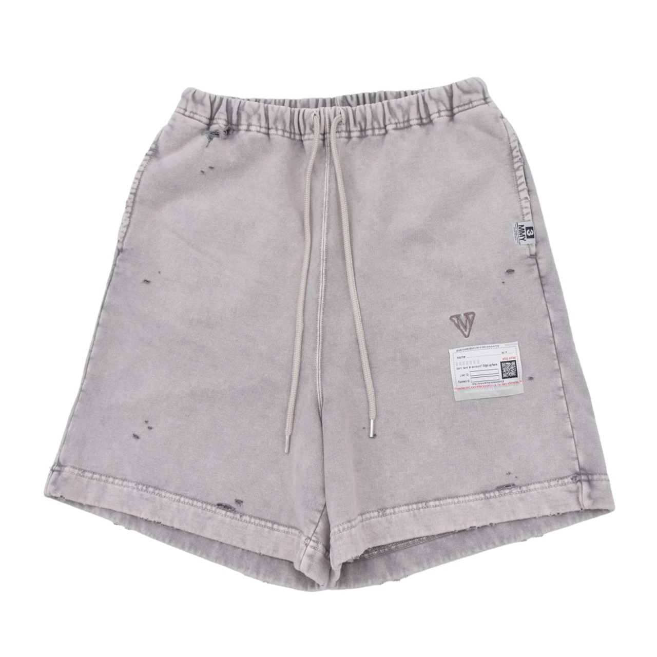 【Maison MIHARA YASUHIRO】BLEACHED SWEAT SHORTS - 1