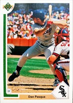 MLBカード 91UPPERDECK Dan Pasqua #605 WHITE SOX