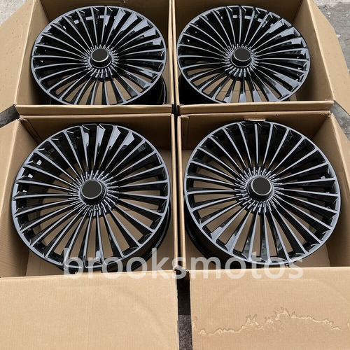 20インチ NEW グロスブラック マルチスポーク ホイール メルセデスベンツ W222 Sクラス BRN-1410